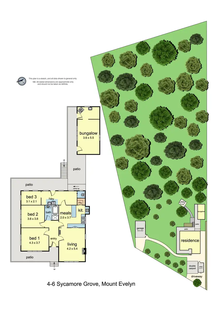 Floorplan of Homely house listing, 4-6 Sycamore Grove, Mount Evelyn VIC 3796