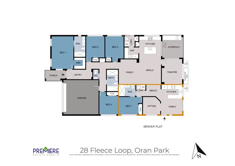 Floorplan of Homely house listing, 28A & 28B Fleece Loop, Oran Park NSW 2570