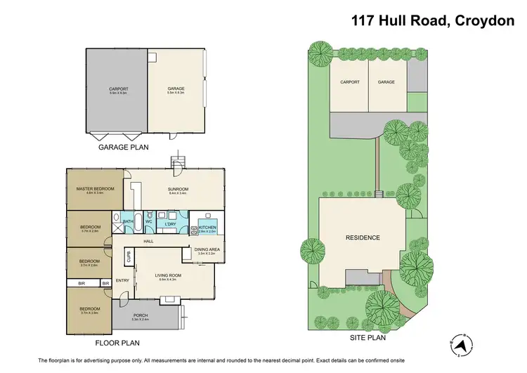 Floorplan of Homely house listing, 117 Hull Road, Croydon VIC 3136