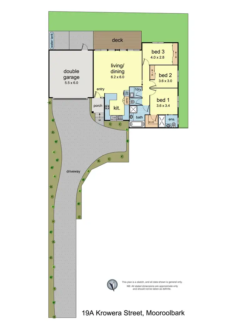 Floorplan of Homely unit listing, 19a Krowera Street, Mooroolbark VIC 3138