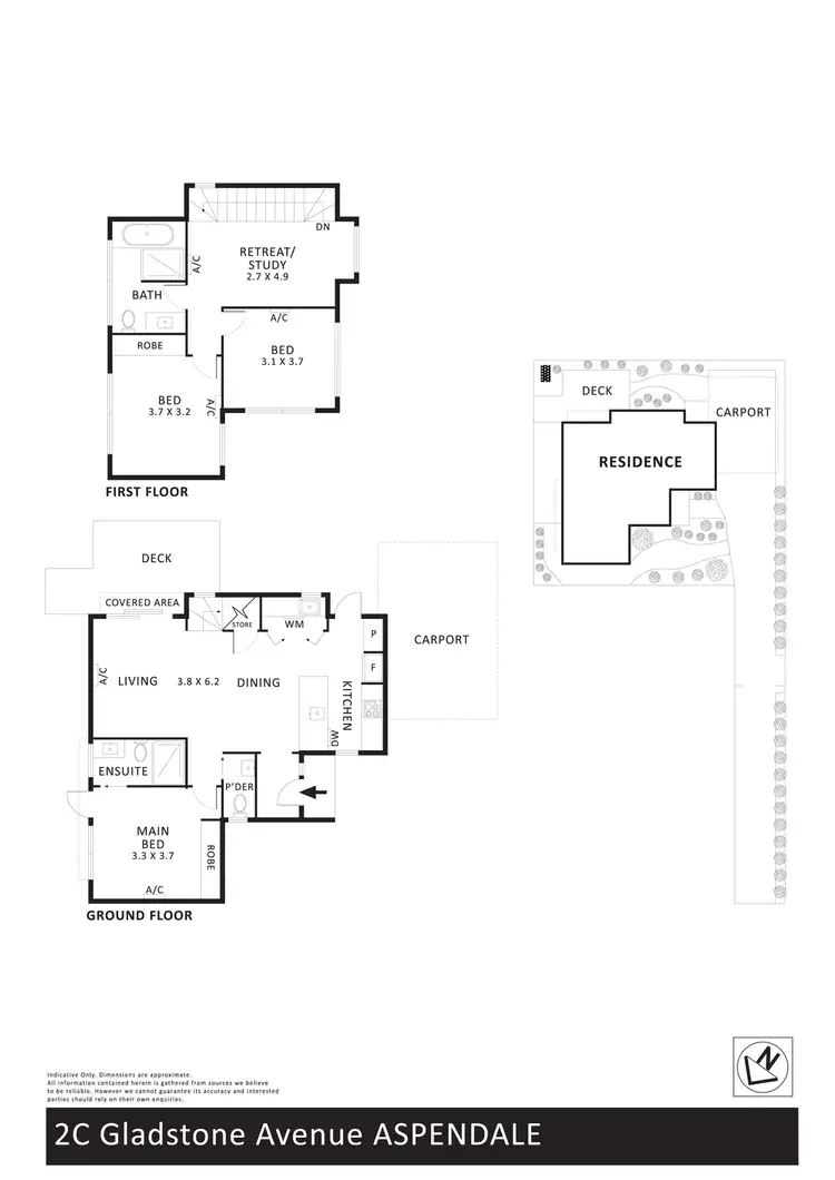 Floorplan of Homely house listing, 2C Gladstone Avenue, Aspendale VIC 3195