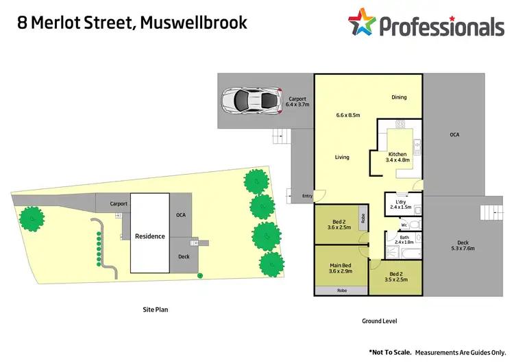 Floorplan of Homely house listing, 8 Merlot Street, Muswellbrook NSW 2333