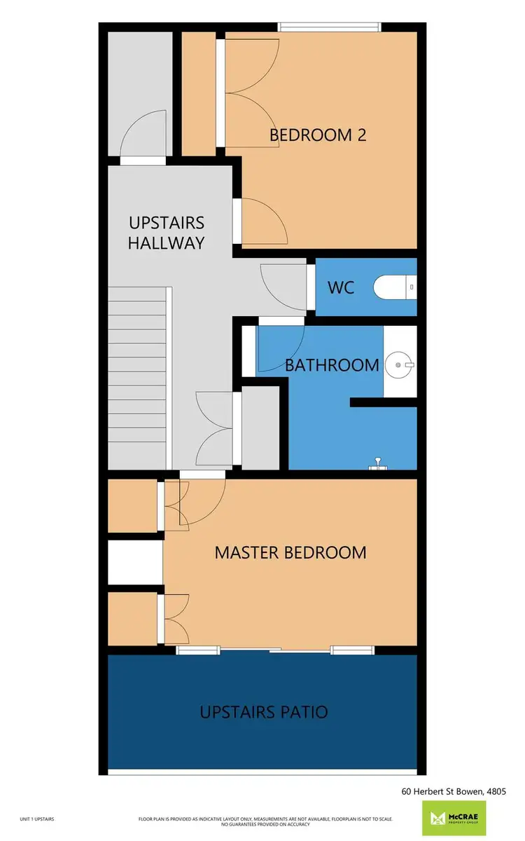 Floorplan of Homely unit listing, 3/60 Herbert Street, Bowen QLD 4805