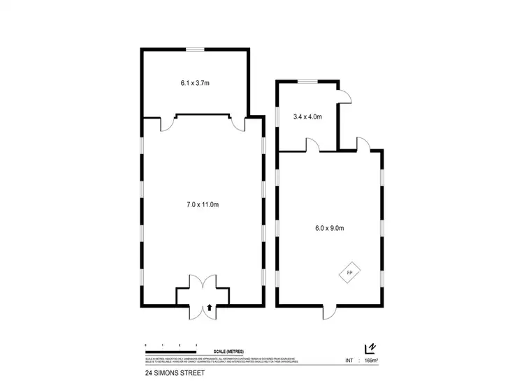 Floorplan of Homely house listing, 24 Simson Street, Carisbrook VIC 3464
