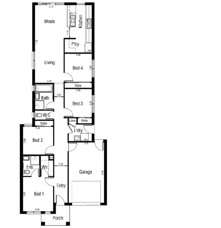 Floorplan of Homely other listing, Lot 508/13 Hourigan Way, Werribee VIC 3030