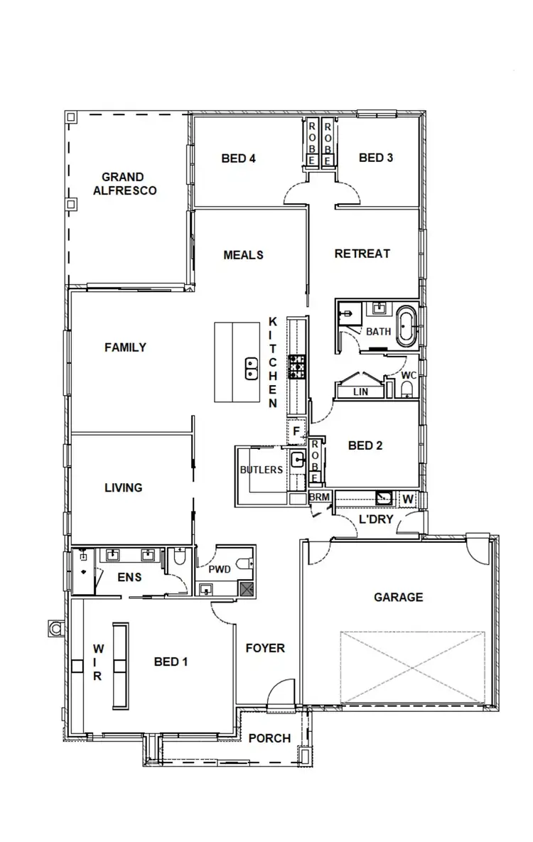 Floorplan of Homely other listing, 46 Whirrakee Drive, Maryborough VIC 3465
