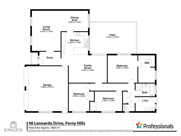 Floorplan of Homely house listing, 48 Leonarda Drive, Ferny Hills QLD 4055