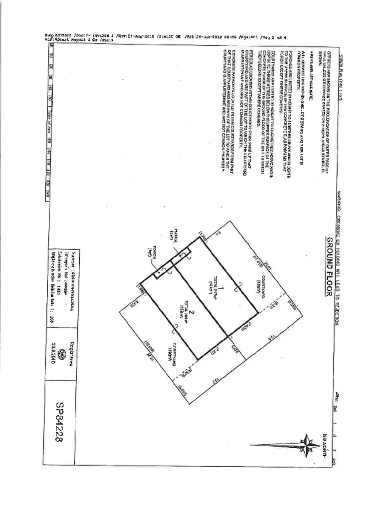 Floorplan of Homely semi-detached listing, 1/39B Rutherford Road, Muswellbrook NSW 2333