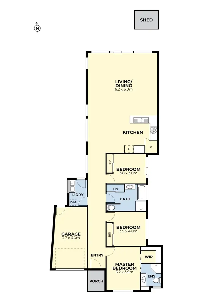Floorplan of Homely house listing, 2a Malster Court, Keilor Downs VIC 3038