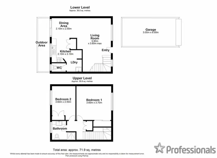 Floorplan of Homely townhouse listing, 63/13 Bailey Street, Collingwood Park QLD 4301
