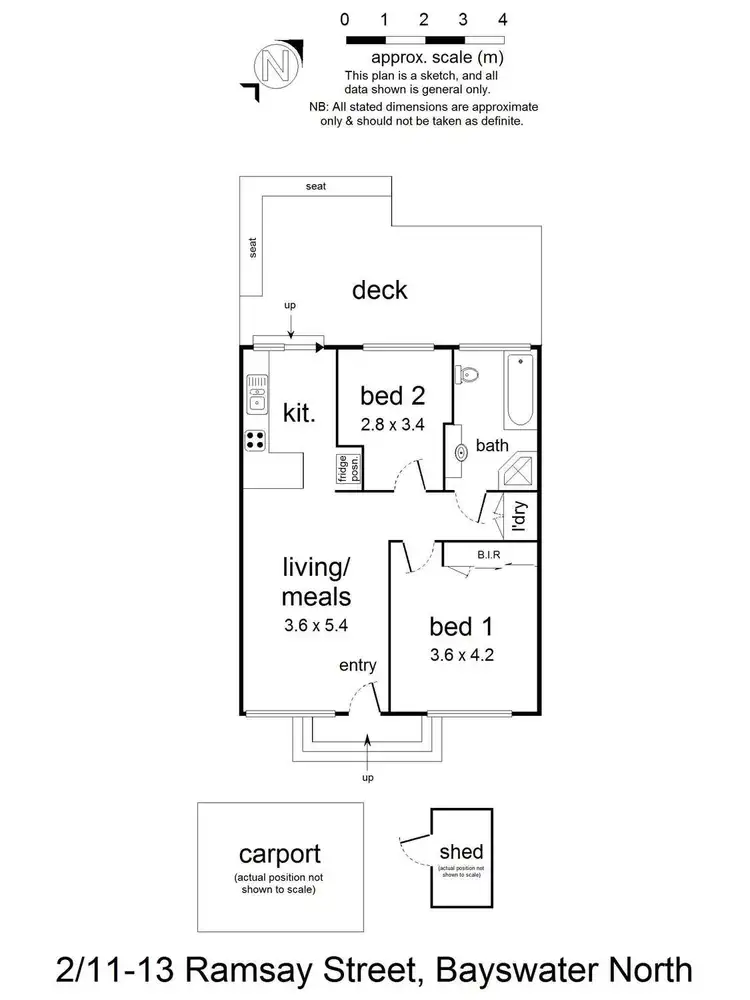 Floorplan of Homely unit listing, 2/11-13 Ramsay Street, Bayswater North VIC 3153