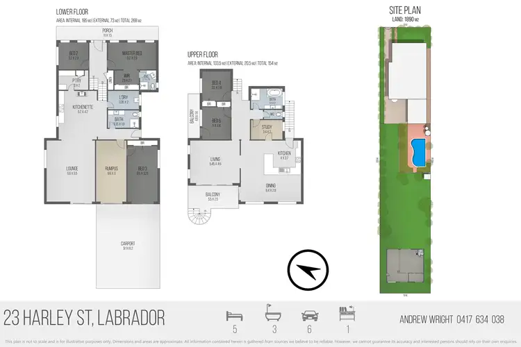 Floorplan of Homely house listing, 23 Harley Street, Labrador QLD 4215