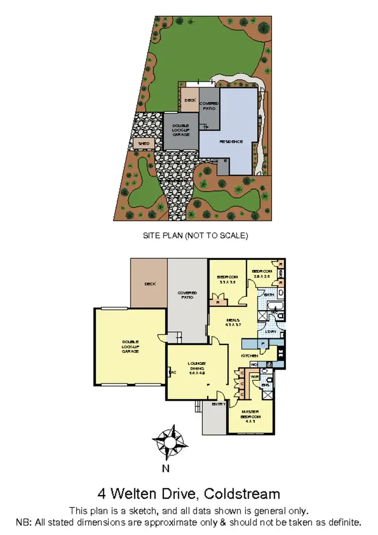 Floorplan of Homely house listing, 4 Welten Drive, Coldstream VIC 3770