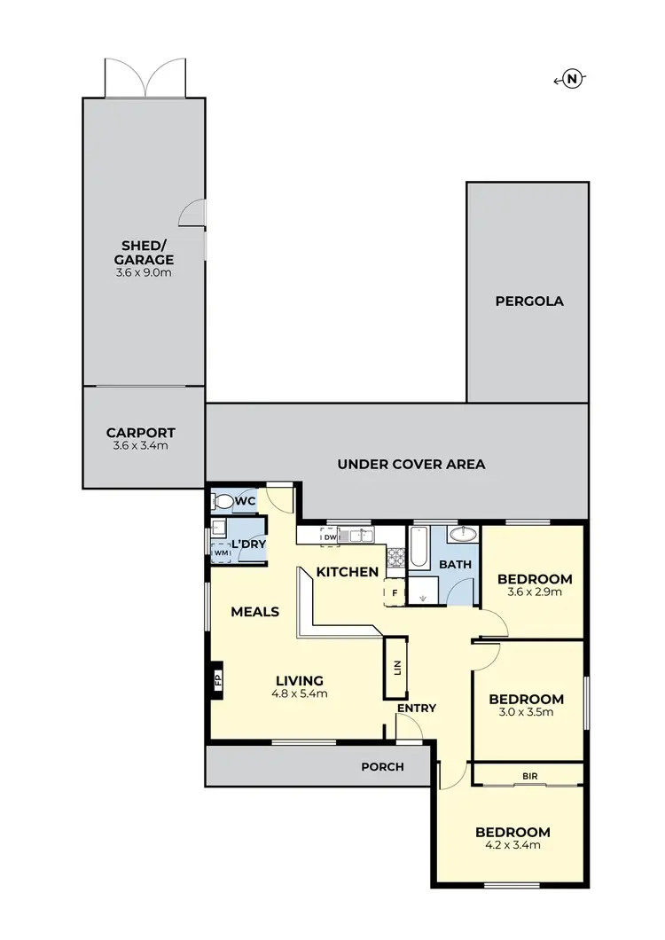 Floorplan of Homely house listing, 12 Vincent Street, Deer Park VIC 3023