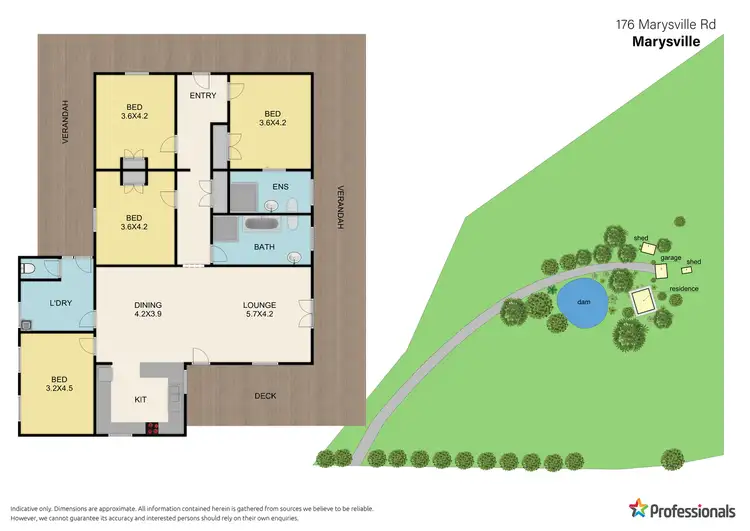 Floorplan of Homely rural property listing, 176 Marysville Road, Marysville VIC 3779