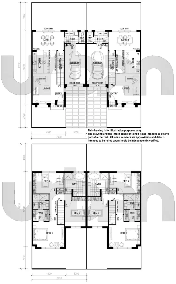 Floorplan of Homely townhouse listing, 5/87 Fenton Avenue, Christies Beach SA 5165