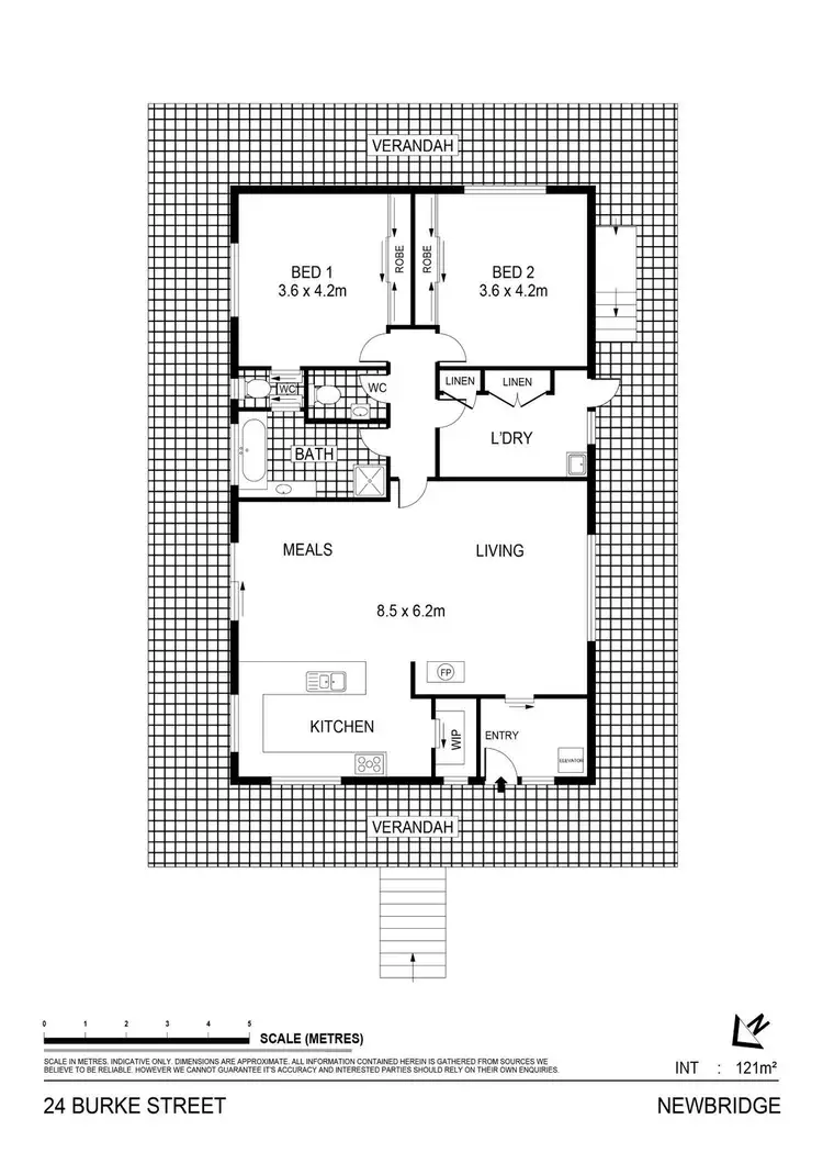 Floorplan of Homely house listing, 24 Burke Street, Newbridge VIC 3551