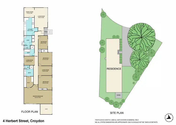 Floorplan of Homely house listing, 4 Herbert Street, Croydon VIC 3136
