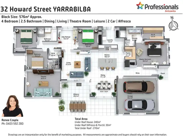 Floorplan of Homely house listing, 32 Howard Street, Yarrabilba QLD 4207