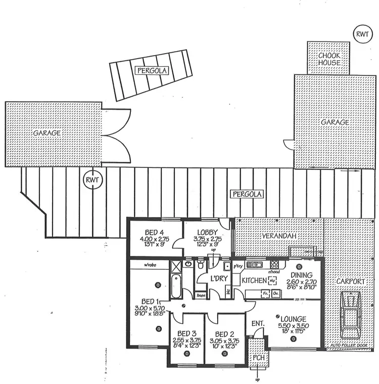 Floorplan of Homely house listing, 20 Foster Row, Ingle Farm SA 5098