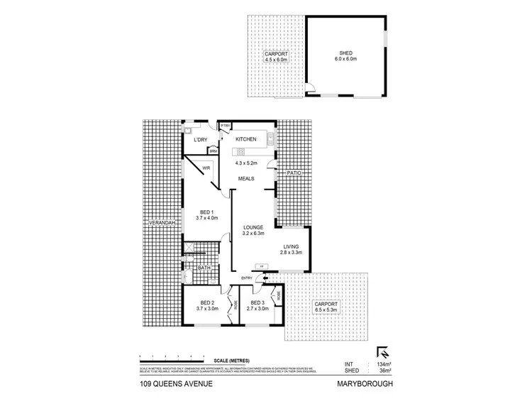 Floorplan of Homely house listing, 109 Queens Avenue, Maryborough VIC 3465