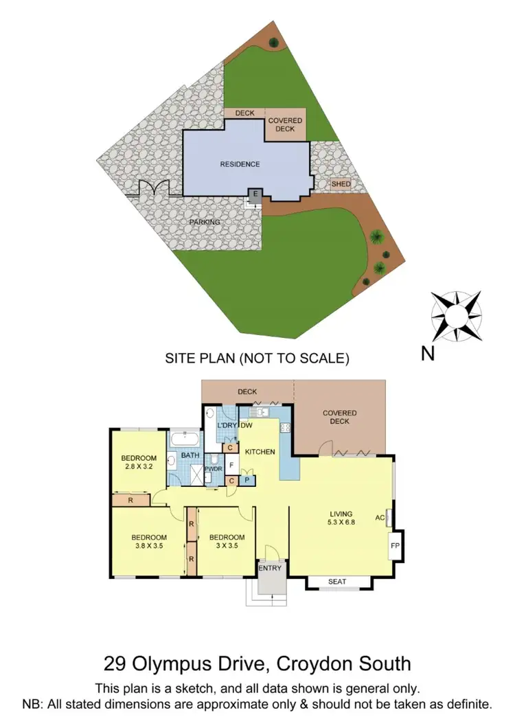 Floorplan of Homely house listing, 29 Olympus Drive, Croydon South VIC 3136