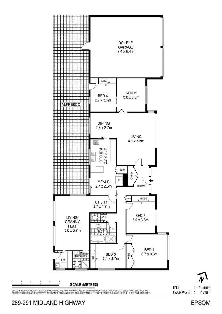 Floorplan of Homely house listing, 289-291 Midland Highway, Epsom VIC 3551