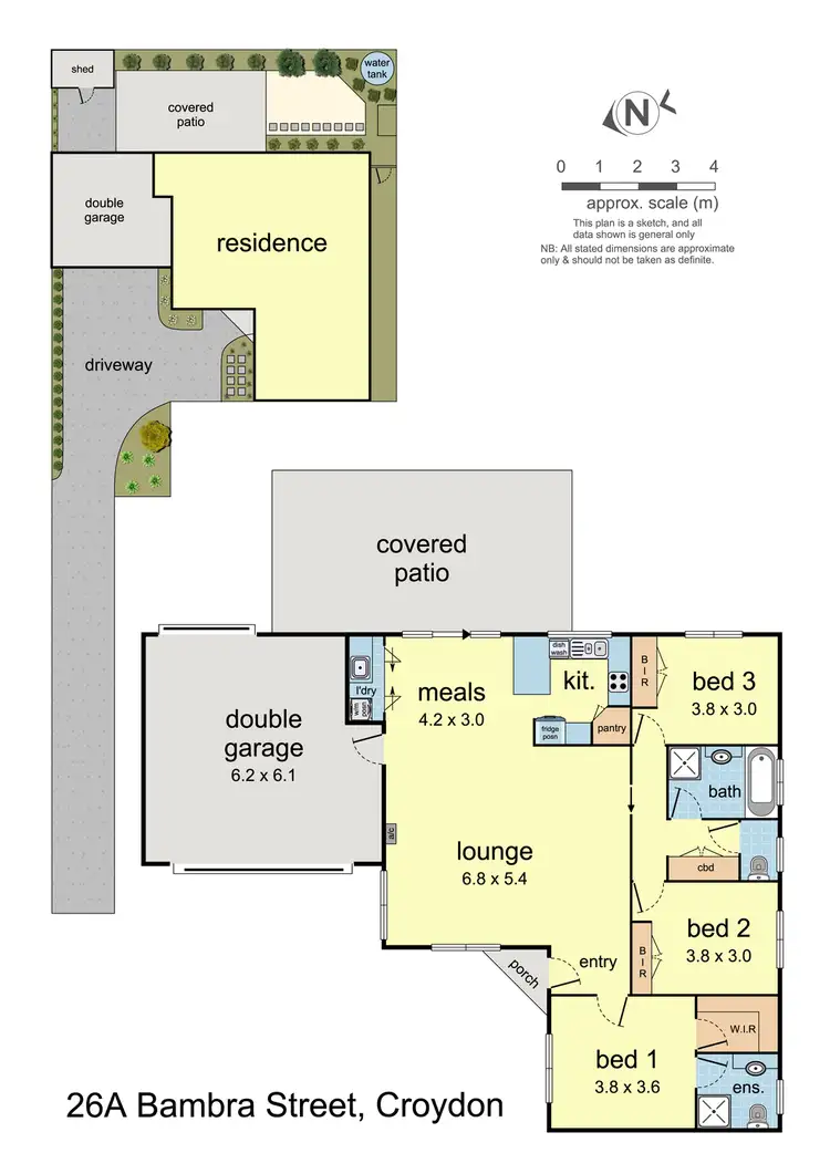 Floorplan of Homely house listing, 26a Bambra Street, Croydon VIC 3136