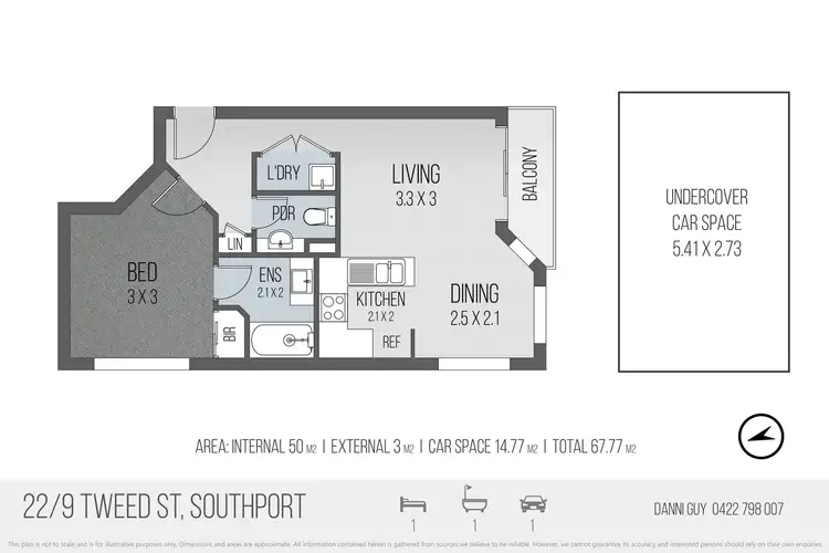 Floorplan of Homely unit listing, 22/9 Tweed Street, Southport QLD 4215