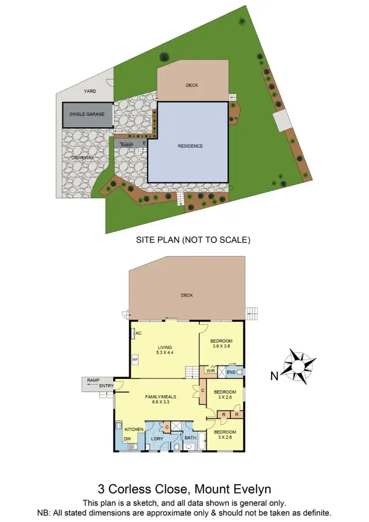 Floorplan of Homely house listing, 3 Corless Close, Mount Evelyn VIC 3796