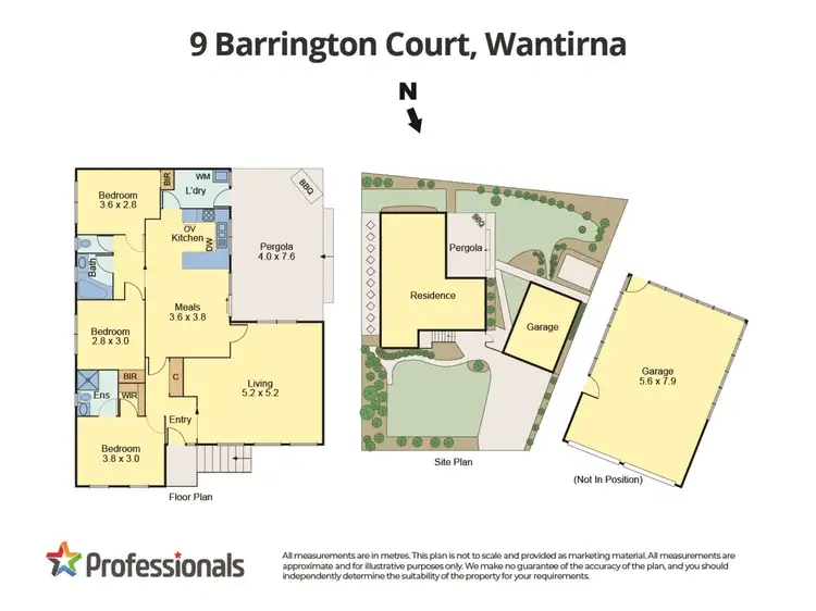 Floorplan of Homely house listing, 9 Barrington Court, Wantirna VIC 3152