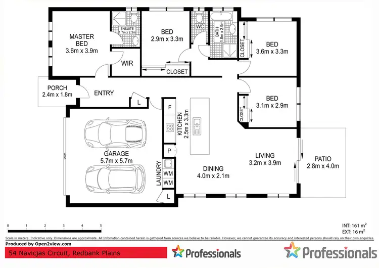 Floorplan of Homely house listing, 54 Navickas Circuit, Redbank Plains QLD 4301