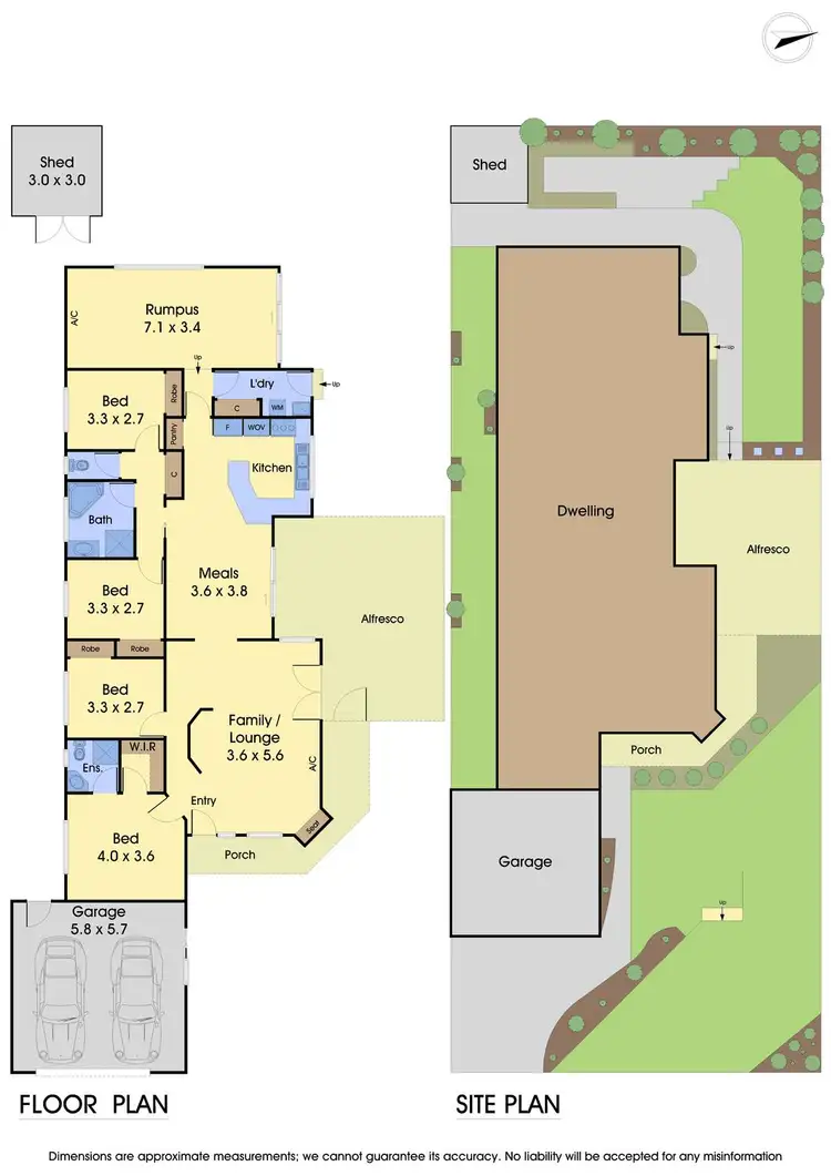 Floorplan of Homely house listing, 9 Healey Drive, Epping VIC 3076