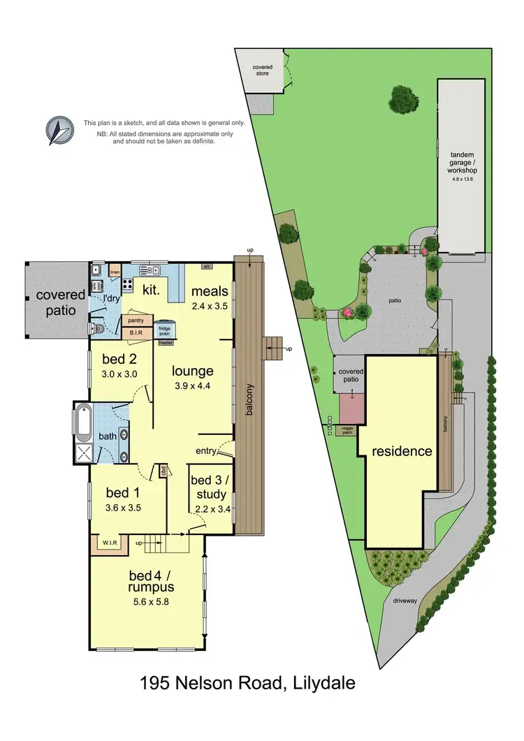 Floorplan of Homely house listing, 195 Nelson Road, Lilydale VIC 3140