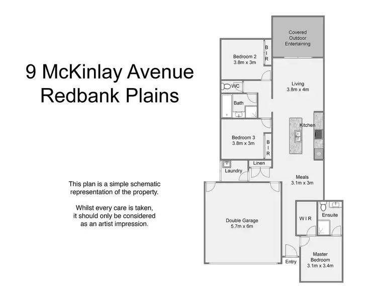 Floorplan of Homely house listing, 9 McKinlay Avenue, Redbank Plains QLD 4301