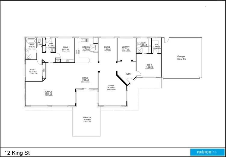 Floorplan of Homely house listing, 12 King Street, Katandra West VIC 3634