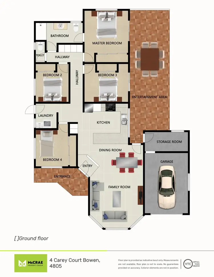 Floorplan of Homely house listing, 4 Carey Court, Bowen QLD 4805