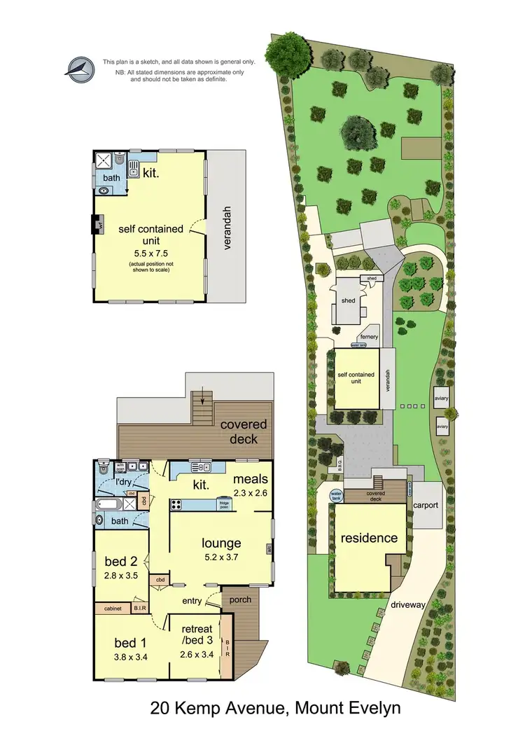 Floorplan of Homely house listing, 20 Kemp Avenue, Mount Evelyn VIC 3796