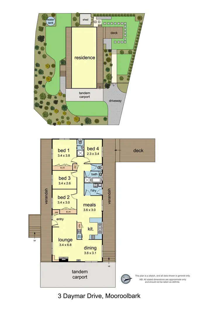 Floorplan of Homely house listing, 3 Daymar Drive, Mooroolbark VIC 3138