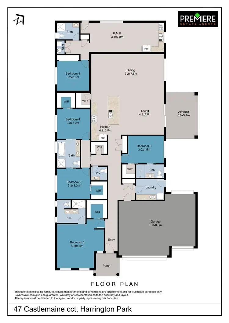 Floorplan of Homely house listing, 47 Castlemaine Circuit, Harrington Park NSW 2567