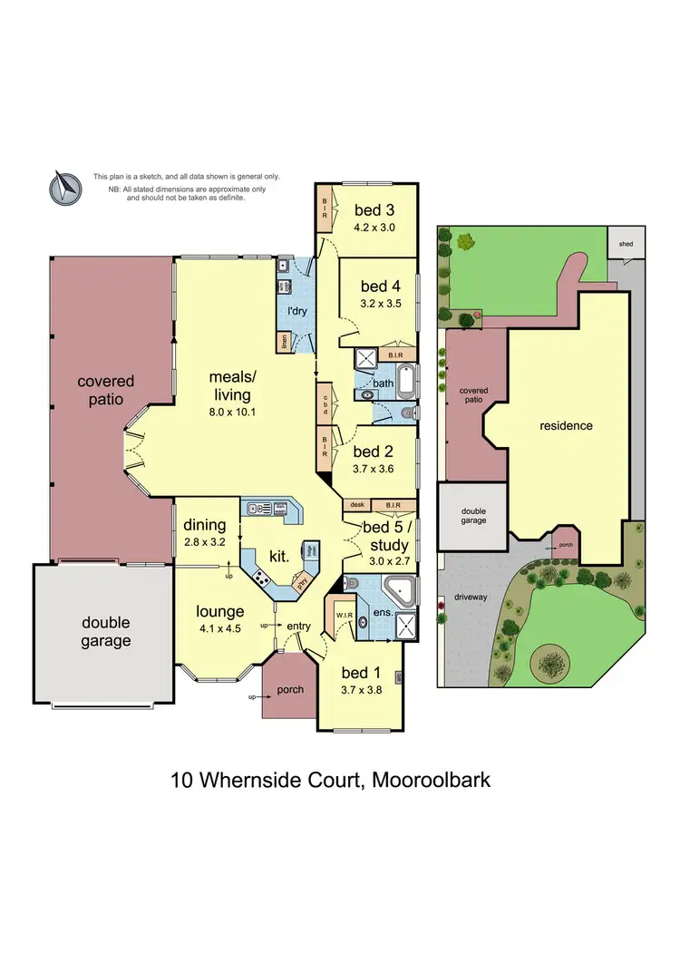 Floorplan of Homely house listing, 10 Whernside Court, Mooroolbark VIC 3138