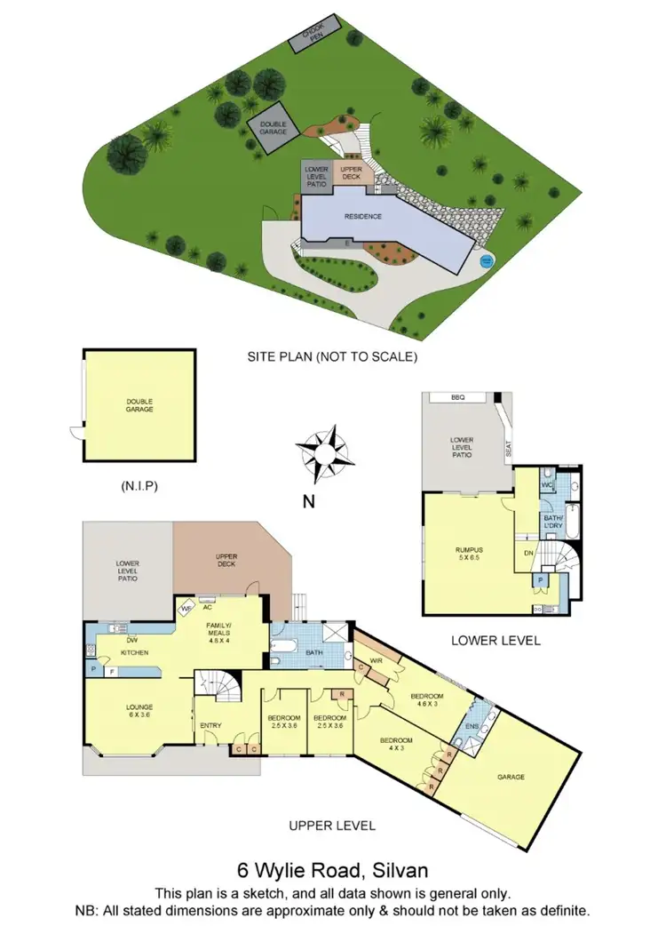 Floorplan of Homely house listing, 6 Wylie Road, Silvan VIC 3795