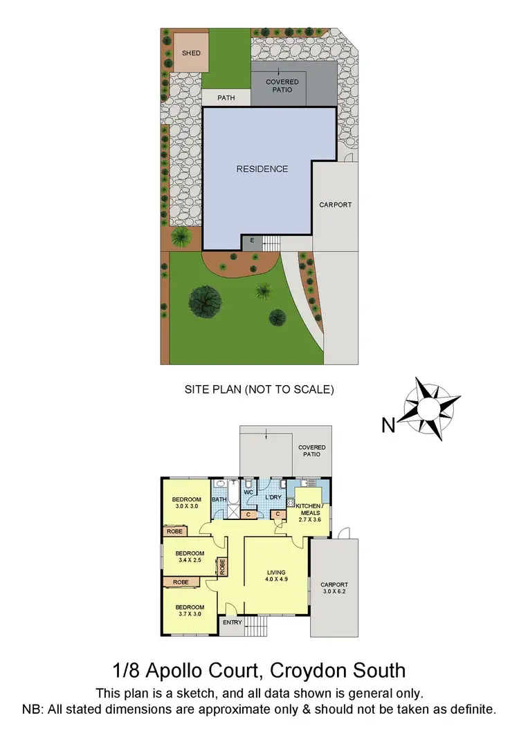 Floorplan of Homely unit listing, 8 Apollo Court, Croydon South VIC 3136