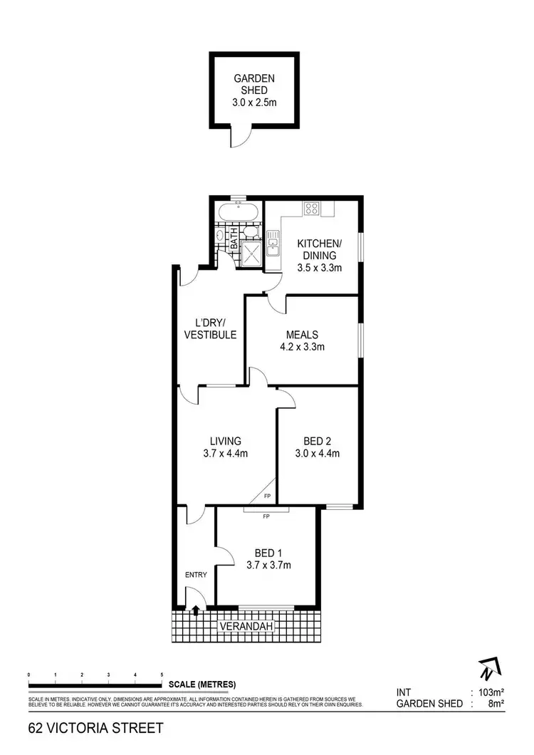 Floorplan of Homely house listing, 62 Victoria Street, Eaglehawk VIC 3556
