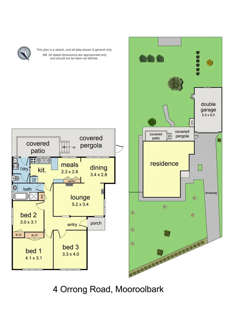 Floorplan of Homely house listing, 4 Orrong Road, Mooroolbark VIC 3138
