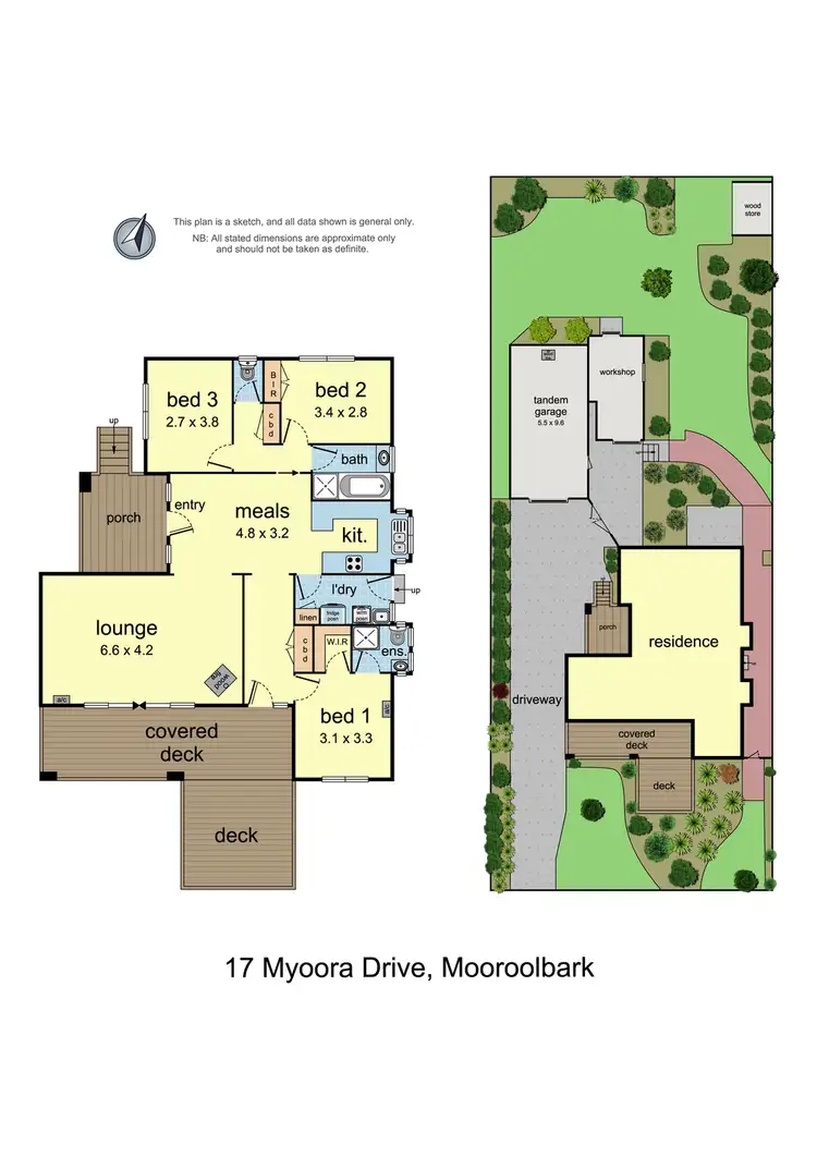 Floorplan of Homely house listing, 17 Myoora Drive, Mooroolbark VIC 3138