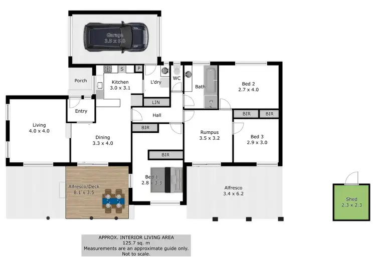 Floorplan of Homely house listing, 27 Mayfair Drive, Wodonga VIC 3690