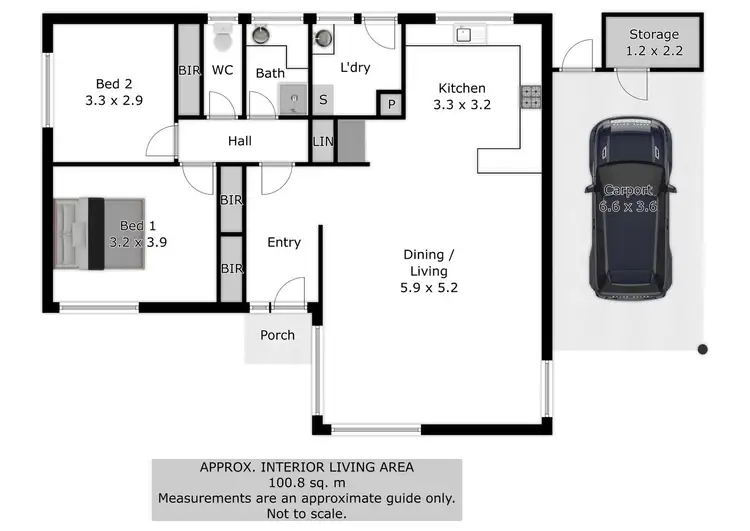 Floorplan of Homely house listing, 1/13 Hague Road, Wodonga VIC 3690