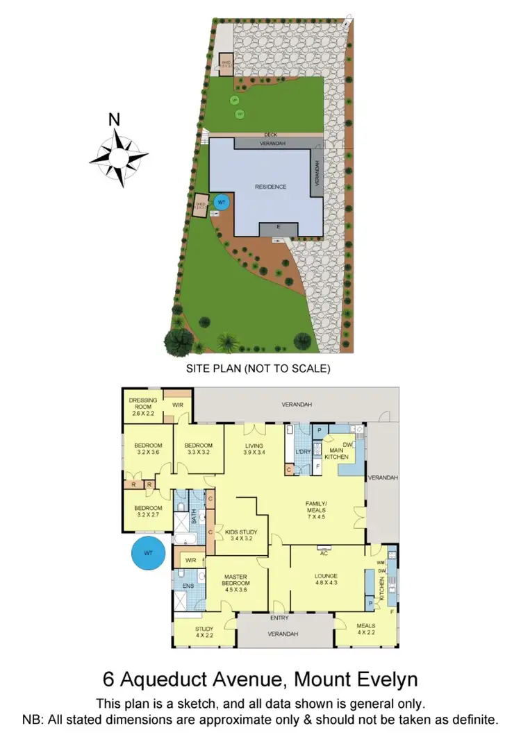 Floorplan of Homely house listing, 6 Aqueduct Avenue, Mount Evelyn VIC 3796