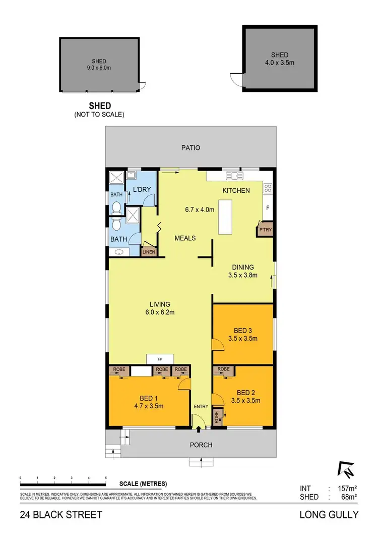 Floorplan of Homely house listing, 24 Black Street, Long Gully VIC 3550